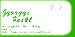 gyorgyi heibl business card
